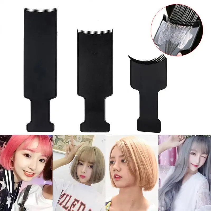 

Женская Черная Расческа для парикмахерской, доска для окрашивания волос, доска для выпечки и масла, расческа, инструменты для парикмахерско...