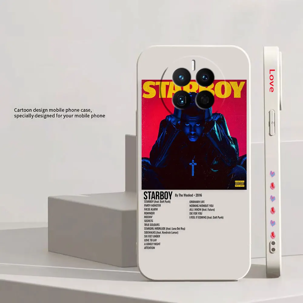 Минималистичный чехол с постером Weeknd для телефона Huawei MATE 10 20 20X 30 40 P20 P30 P40 P50 LITE PRO