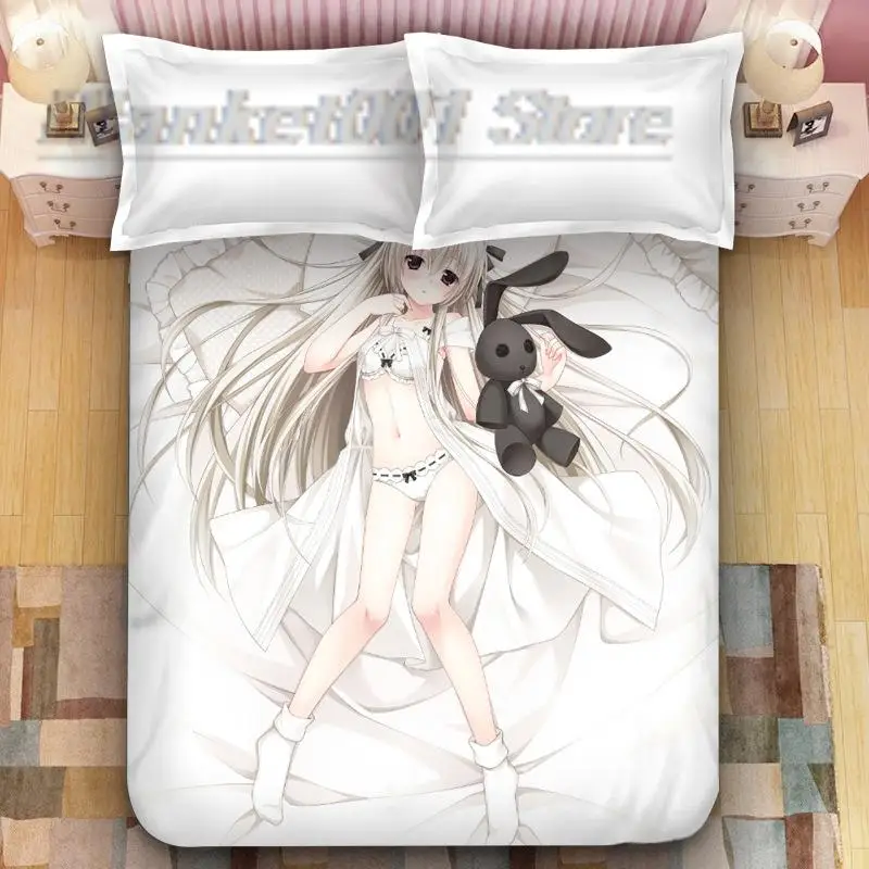 Комплект постельного белья ACG Moeyu с пододеяльником Yosuga No Sora пододеяльник Otaku аниме