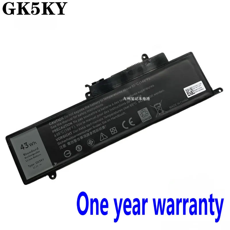 11 1 V 43Wh Новый GK5KY Аккумулятор для ноутбука Dell Inspiron 3000 Series 3147 3153 3157 15 7000 7558 7568 P55F P55F001