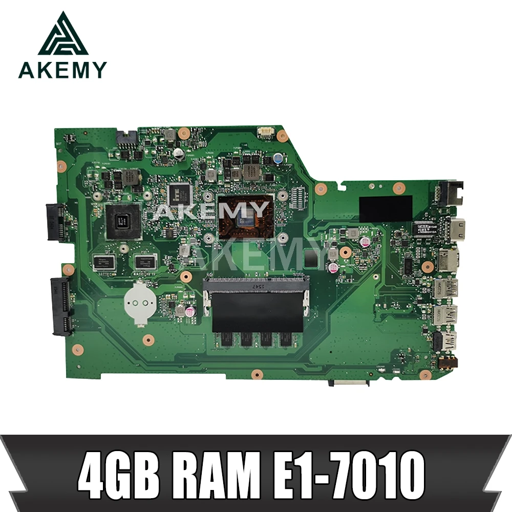 

Akemy X751YI Laptop motherboard For Asus X751Y X751YI K751Y Mainboard 2GB Graphics card 4G RAM /E1-7010 CPU