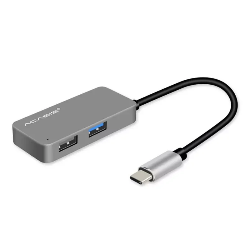 

E65A USB Hub Adapter Multi USB-C to 3 Port Splitter For PC Laptop Notebook Receiver