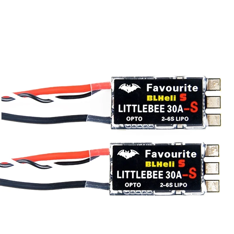 Фото FVT LITTLEBEE Little bee BLHeli-s SPRING 20A/30A Бесщеточный ESC 2-6S Поддержка DSHOT Oneshot42 OneShot125 для RC FPV Racing Drone №5
