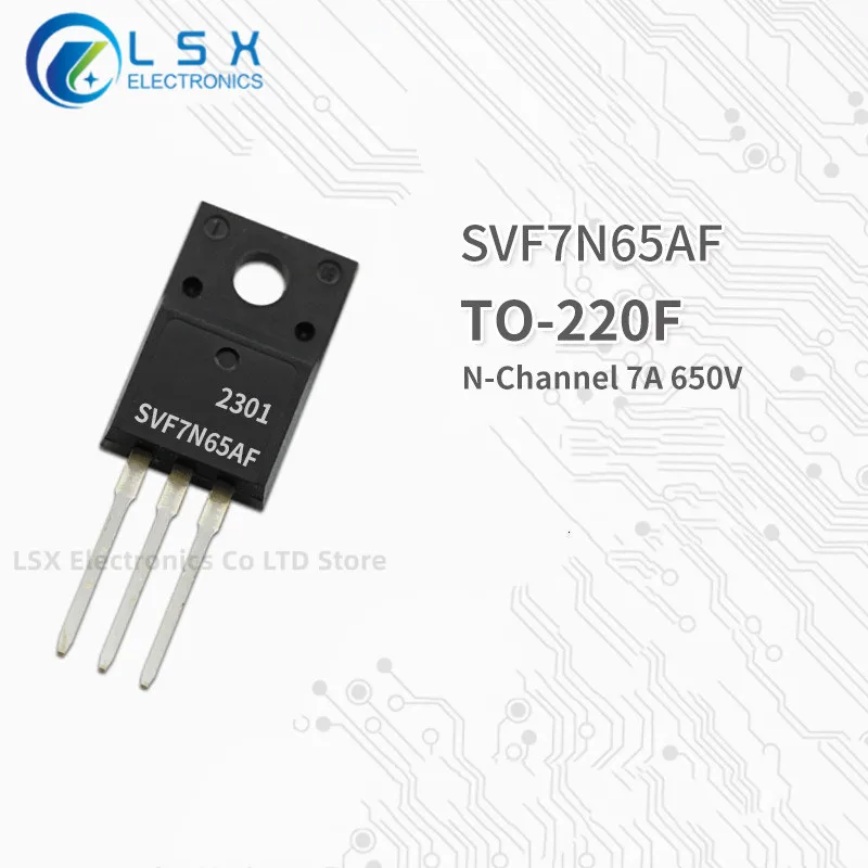 

10pcs New Original Factory Direct Sales Svf7n65af To-220f Encapsulation N Channel Mos Field Effect Transistor 7a 650v