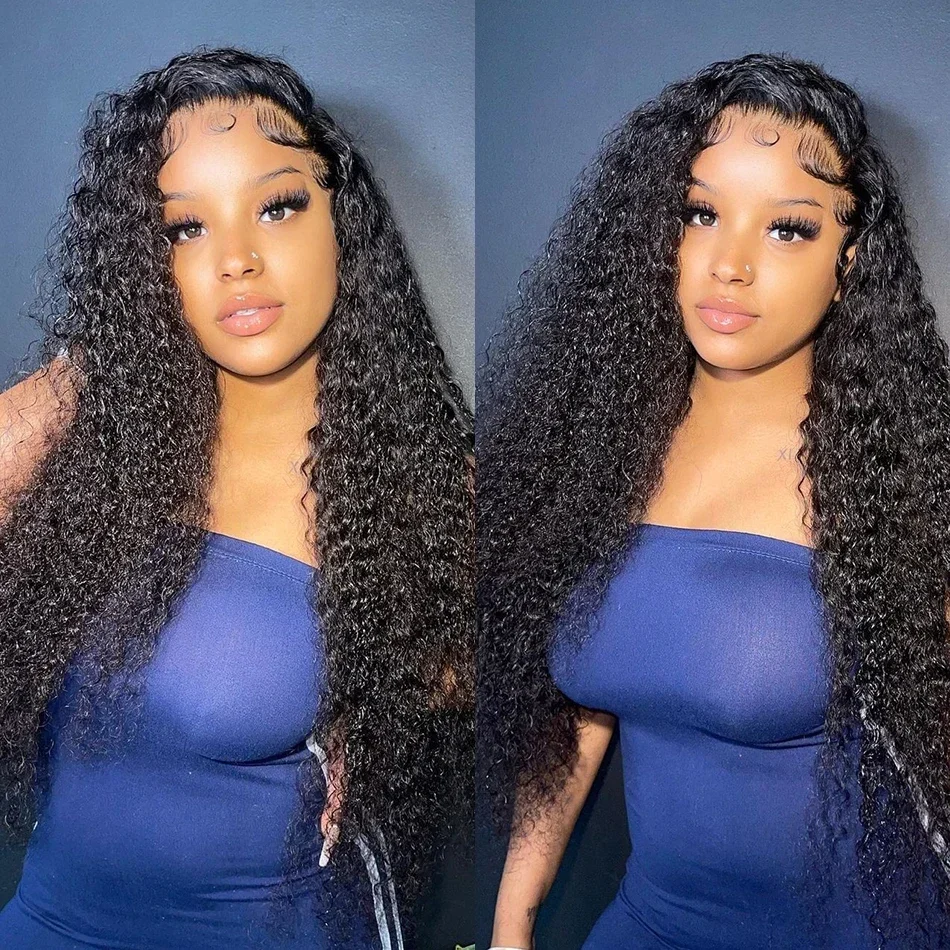 Волнистые человеческие волосы искусственные вьющиеся глубокие волнистые 3