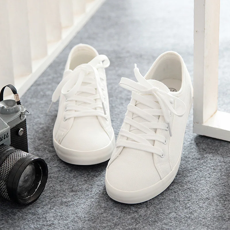 Кеды женские с плоской подошвой повседневные холщовые кроссовки модная