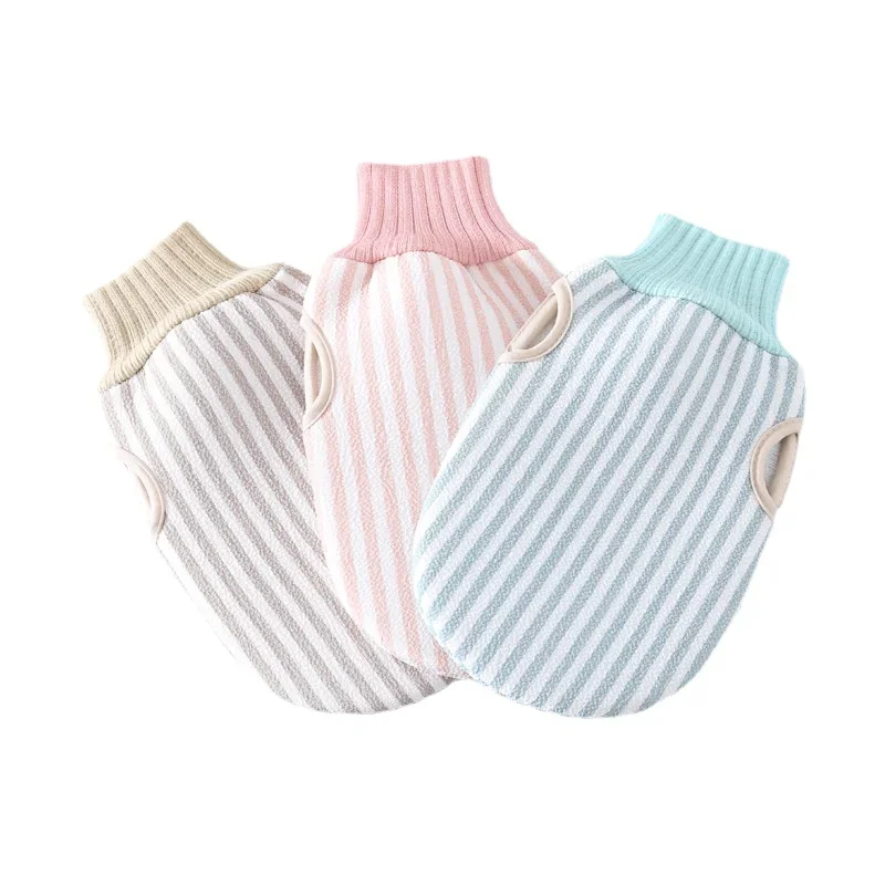 Новое маленькое простое однотонное банное полотенце в Вертикальную Полоску