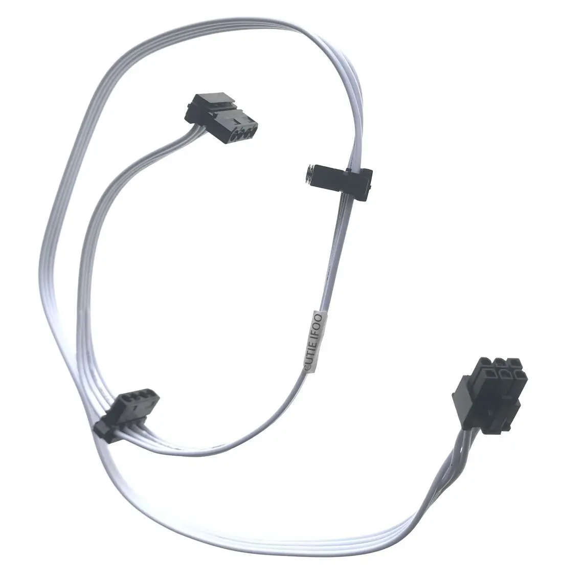 Материнская плата IDE, 6 конт./3 Molex, 4-контактный кабель питания для Seasonic, снега, тихий фокус, блок питания KM3 M12II Evo XM2, XP2, белый