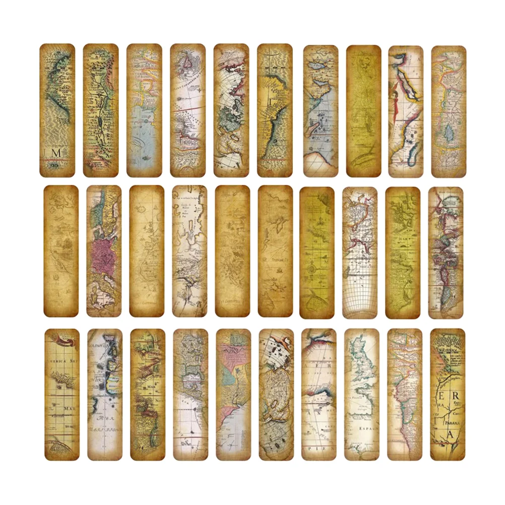 

60 Pcs Page Marker Portable Bookmarks Literature 15X4cm Paper