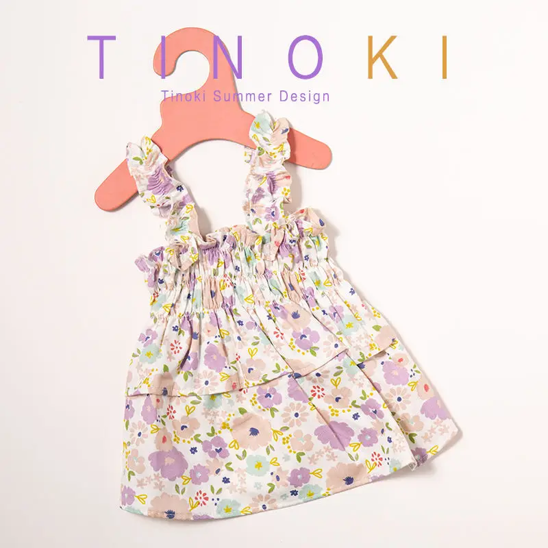 Платье с цветочным принтом одежда для собак дышащая очень маленький костюм милый