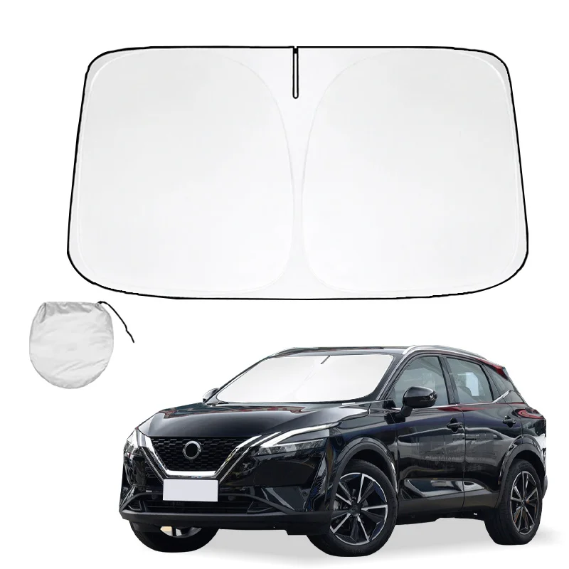 

Солнцезащитный козырек для лобового стекла для Nissan Qashqai J10 J11, защита от солнца, складные блоки, УФ-лучи, сохраняет автомобильный кулер