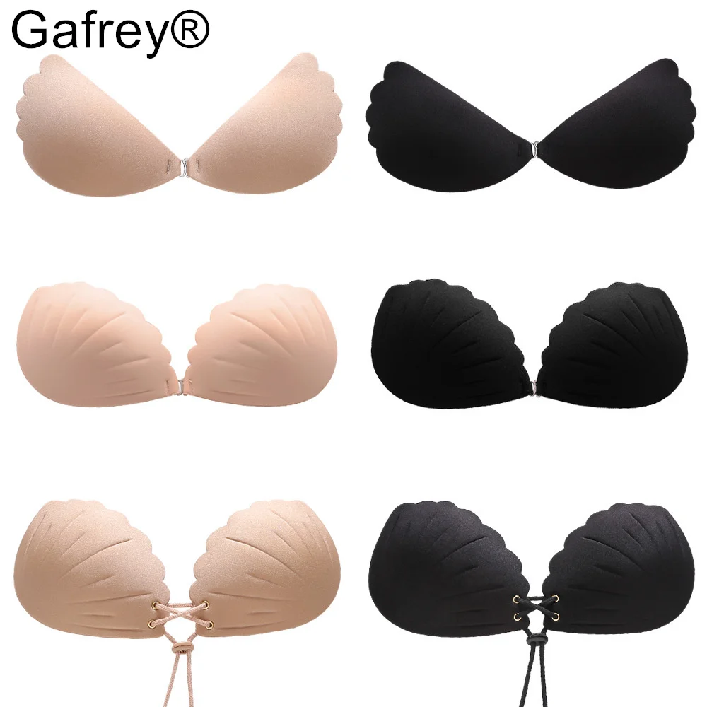 Gafrey Seamless Invisible Bra Sexy Silicone Nipple Cover Bra Pads Chest Bust Breast Patch Stickers Paste Cover Pasties For Dress