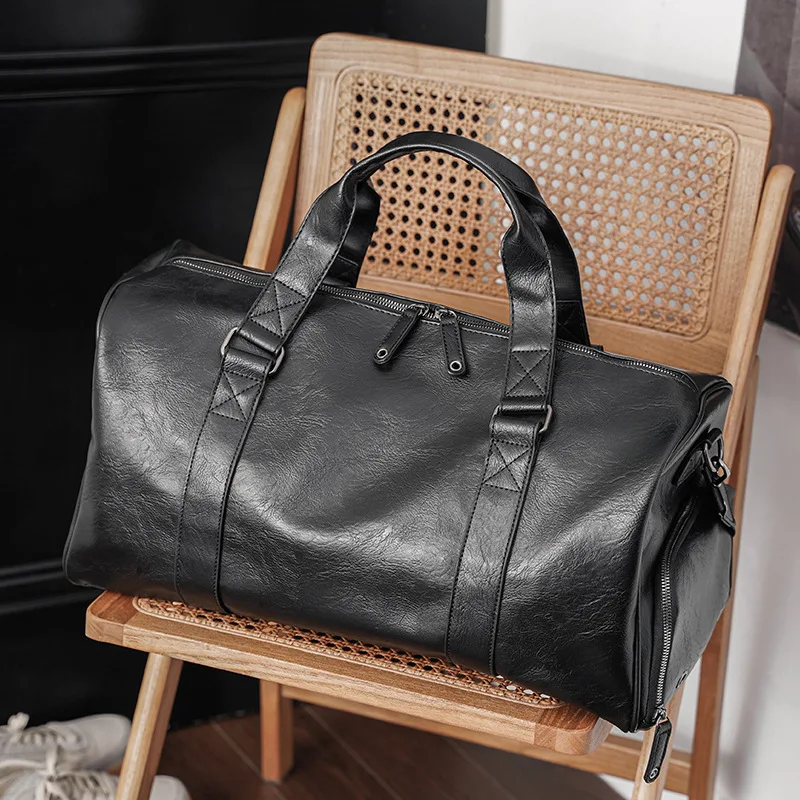 Дорожная сумка большой вместимости с отделением для обуви деловая мужская