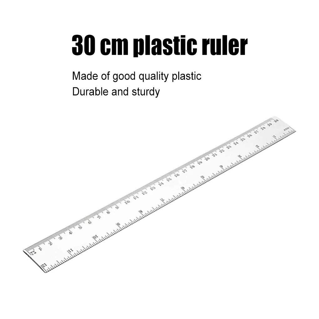 

10 Pieces Plastic Ruler Practical Small Rulers for Drawing Straight Painting Tools for Teachers Students Children
