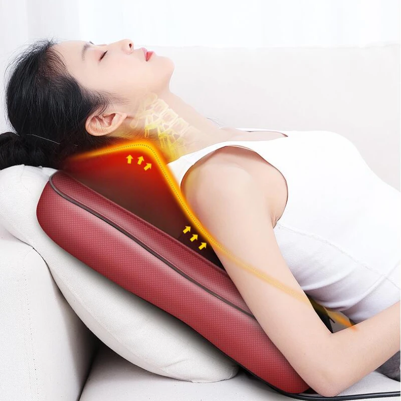 

Multifunctional Electric Massage Cushion Back Waist Cervical Spine Full Body Deep Kneading Shiatsu Heating Relief Fatigue Gift