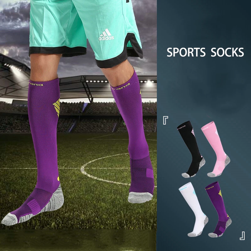 Socks For Men Women In Summer Calf High Tube Long Football Compression Socks Long Ball Thin Section High Training Soccer Socks