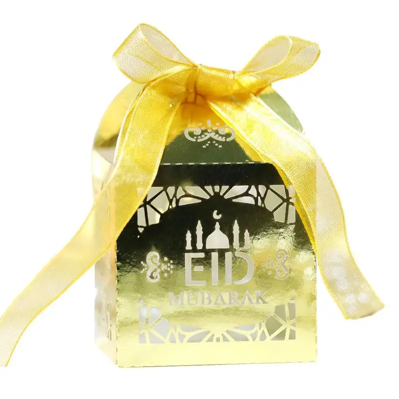 

Eid Mubarak Подарочная коробка конфет коробка Рамадан Kareem полезные шоколадные коробки искусственные мусульманские конфеты свадебное украшение