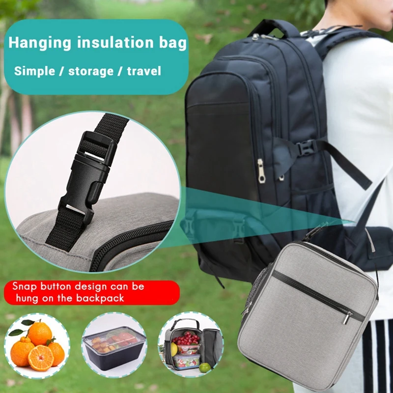 Сумка для ланча из ткани Оксфорд портативная изоляционная сумка наружный