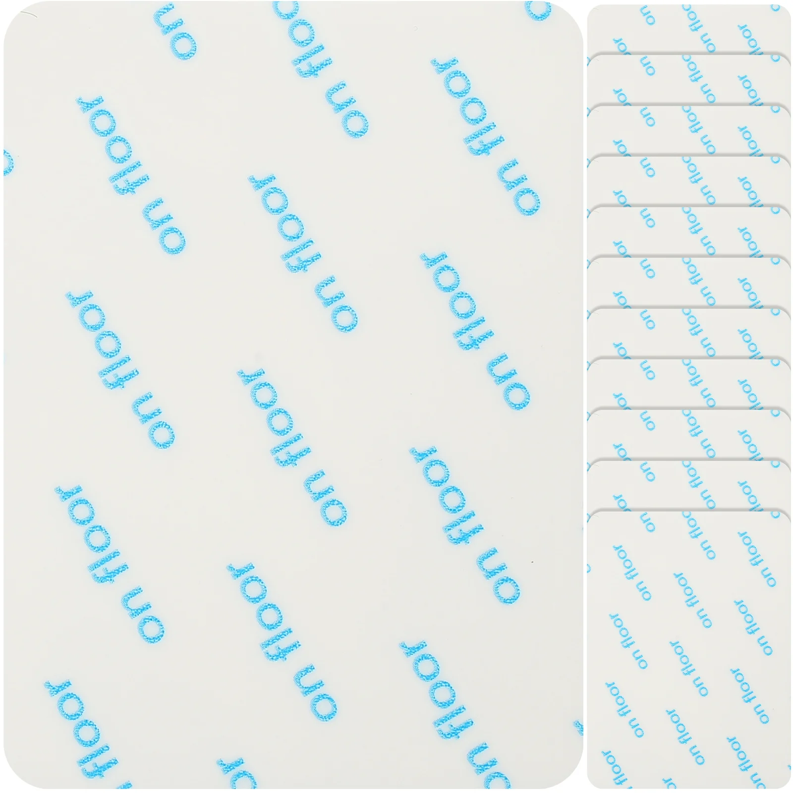 

12 Pcs Carpet Anti-slip Stickers Floor Mat Holder Washable Rug Pad Tile Area Pads Grippers Non-Slip Corner Stopper Applique