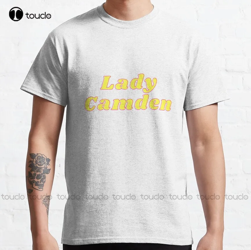 

Женская Классическая футболка Camden rupauthe S Drag Race, зеленые рубашки для женщин, забавная художественная уличная одежда в стиле Харадзюку С мульт...