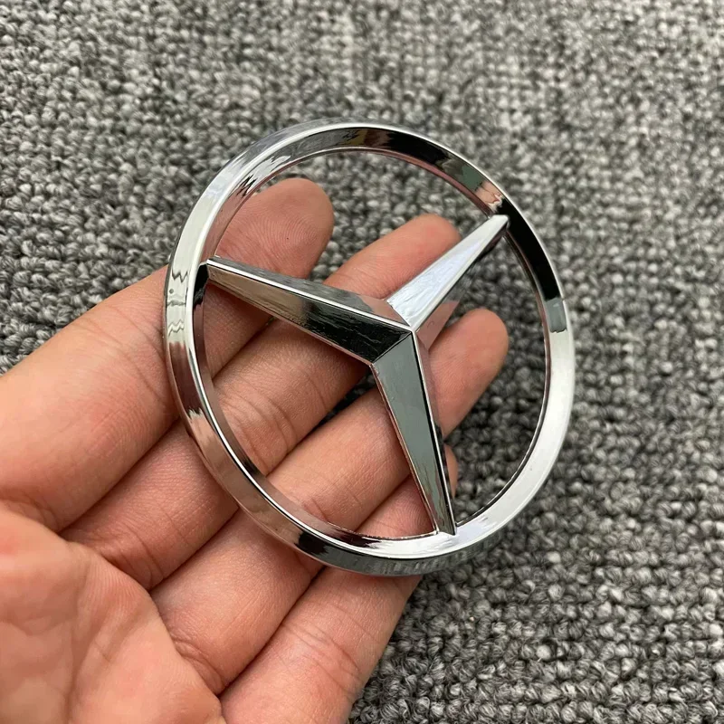 

7 см автомобильная передняя крышка двигателя, эмблема, наклейка для Mercedes Benz GLE GLA GLC ML W117 W117 W176 W177 W204 W205 W213 W253, аксессуары