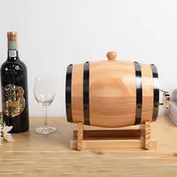 Red Wine Pine Barrel Household Decorative Wooden Beer Barrel