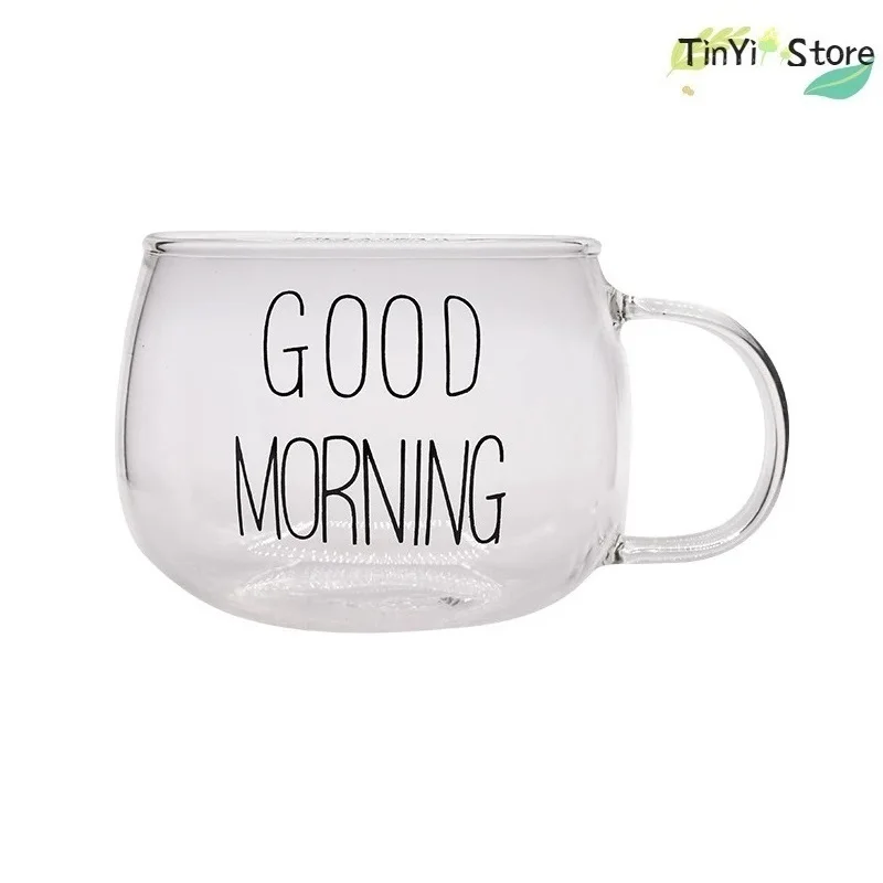 

1/2/4 шт. чашка с надписью Good Morning, молочного чая, кофе, йогурта, овса