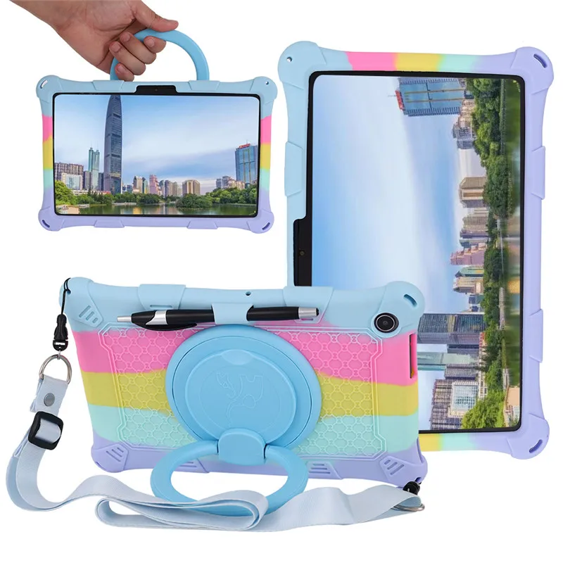 

Soft Silicon Kids Case for Alldocube iPlay50 10.4 inch Tablet Cover 360 Rotating Stand Protective Shell for iPlay 50 Pro Cases