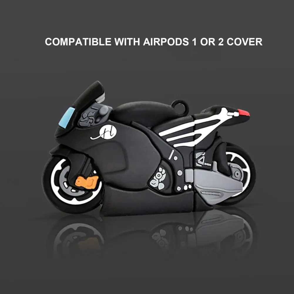 

Earphone Silicone Case for AirPods 1/2/3/Pro Luminous Shockproof 3D Motorcycle Headphone Cover Protector for AirPods 1/2/3/Pro