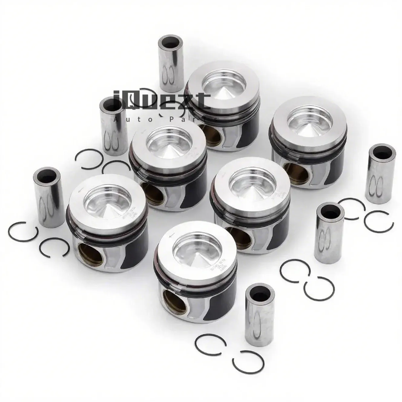 Фото Комплект из 6 поршневых колец STD 059107065FT для Audi A4 A6 Q7 VW Amarok 3.0 TDI CRT CSW CVZ DCP EA897 №1