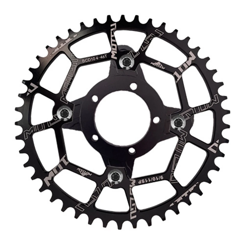 

MOTSUV 104BCD Chain Ring Adapter+Chain Wheel For Bafang BBS01 BBS02 Mid Drive Motor Electric Bicycle Part