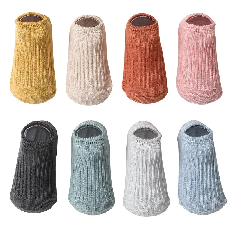 

Socks Kids Spring Summer Children Boys Girl Cute Knit Invisible Non-slip Sock Baby Accessories Clothes
