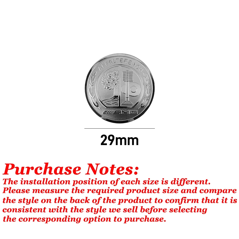

1 шт. 3D Алюминиевый автомобильный значок на руль, наклейка на автомобильный переключатель зажигания, крышка кнопки запуска для Mercedes Benz AFFALTERBACH AMG