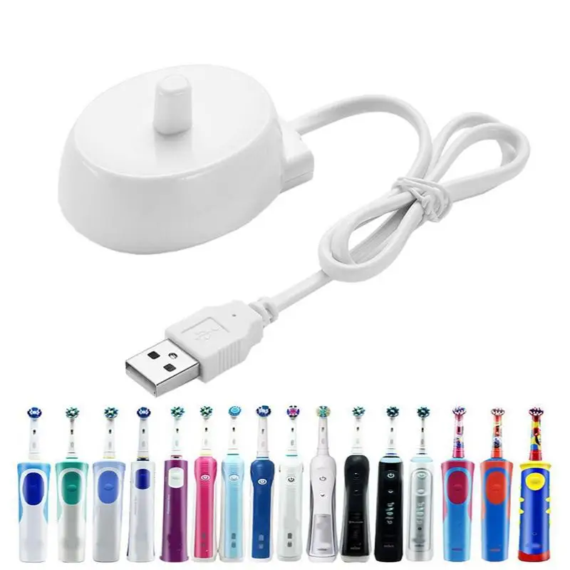 

Toothbrush Replacement Charger Electric Toothbrush Replacement Charger Inductive USB Charging Base Portable Waterproof USB