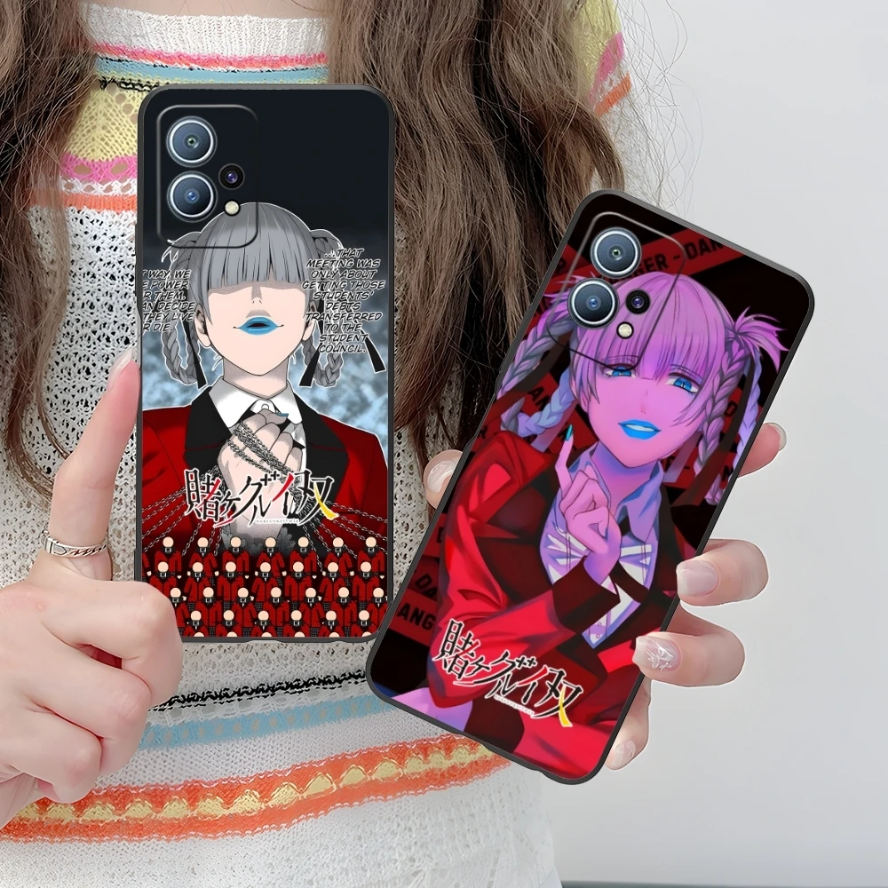Чехол для мобильного телефона Kakegurui Kirari Anime Huawei P60 P50 P40 P30 P20 P10 P9 P8 Pro Lite Plus черный