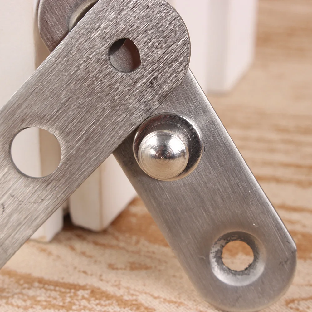 Петля для двери из нержавеющей стали с утолщенным валом и возможностью вращения на 360 градусов для деревянных дверей. Скрытого типа.