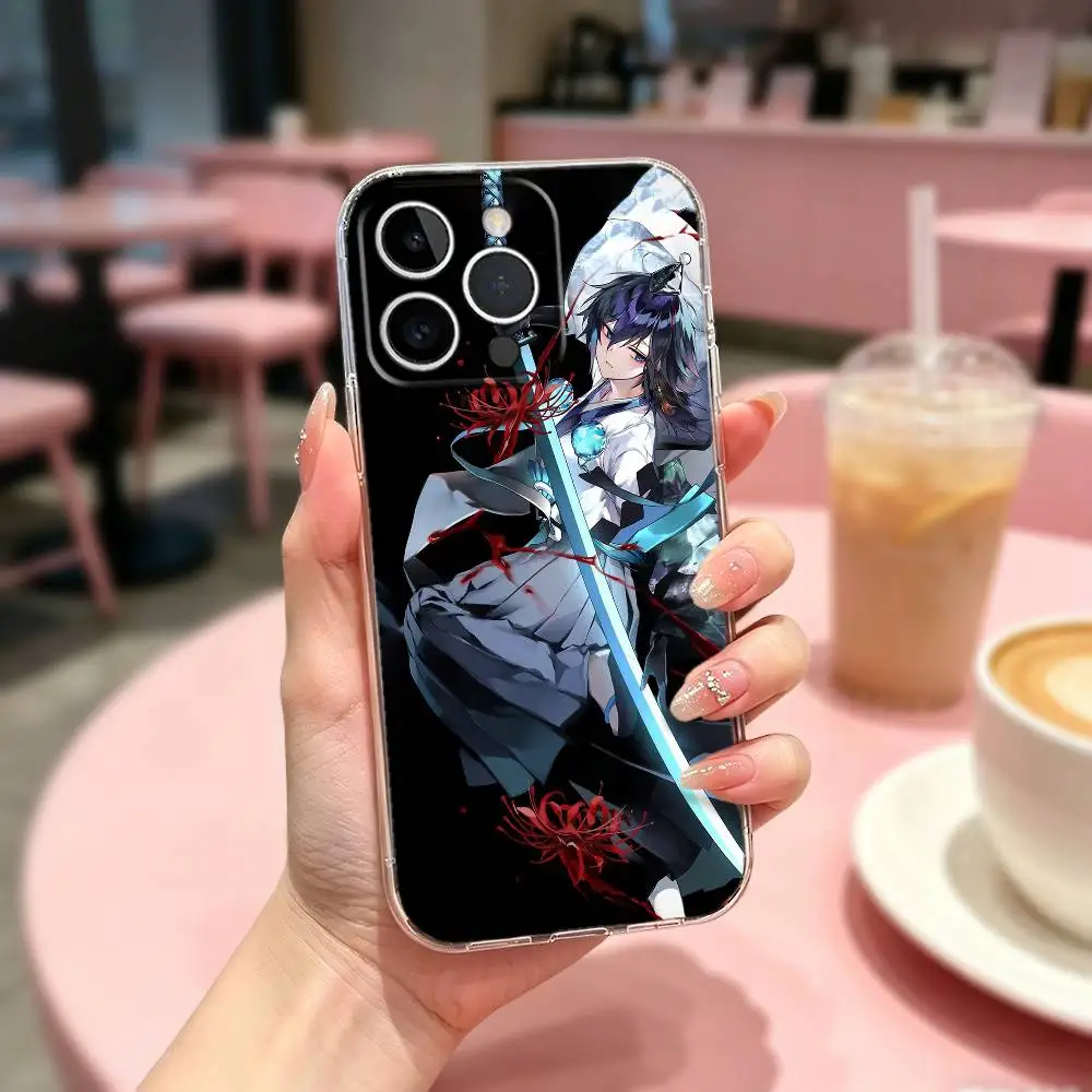 Фото Стильный чехол I-Ishimi Yokoyama для iPhone 17, 16, 15, 14, 13, 12, 11 Plus, Pro Max, мягкий прозрачный чехол №1