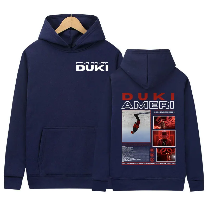 Рэпер Duki перед Ameri 2025 новый альбом толстовка с капюшоном мужские
