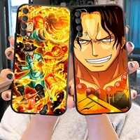 japan anime one piece phone case for huawei y7s y9a y6 2019 y7p 2020 y8s y7 2019 y9 2019 liquid silicon silicone cover carcasa