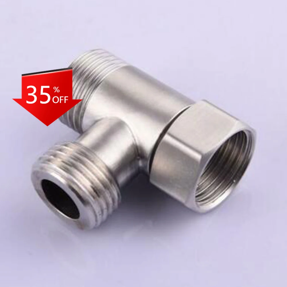 

Toilet Diverter Valve Copper G1/2" T-Valve Bidet Sprayer Shower Fitting