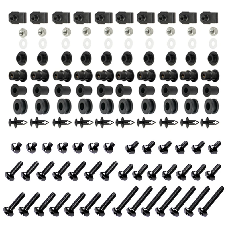 

Комплект болтов для обтекателя кузова из нержавеющей стали мотоцикла, зажим для Honda CBR1100XX Super Blackbird 1996-2008 2007 2006 2005