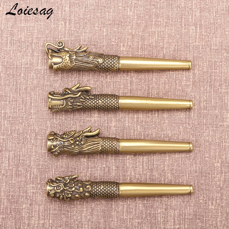 

Держатель для крана из чистой меди, мужской ретро-фильтр, дымовой стержень, моющийся набор дыма, медный артефакт, коллекция украшений