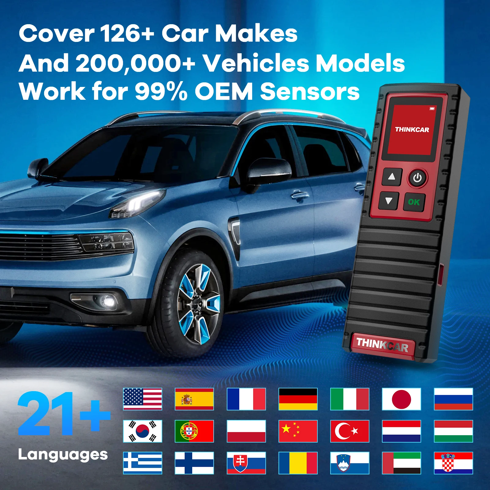 Thinkcar THINKTPMS G2 TPMS инструменты для диагностики давления в шинах автомобиля, активатор датчика, программирование для Thinktool MiniMUCAR VO6 (art.: 3920c8bbdf402) - 3920c8bbdf402
