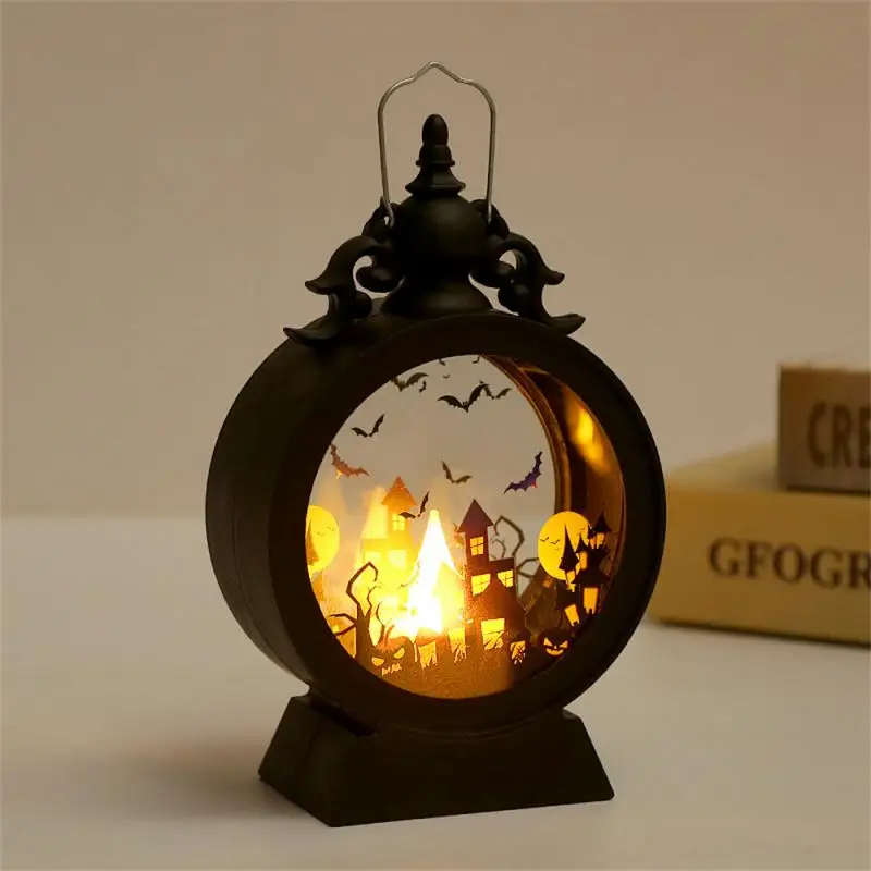 

Led Portable Lamp Durable Retro Hand Lamp Retro Exquisite Details Wind Lantern The Pattern Is Clear And Beautiful Portable Lamp