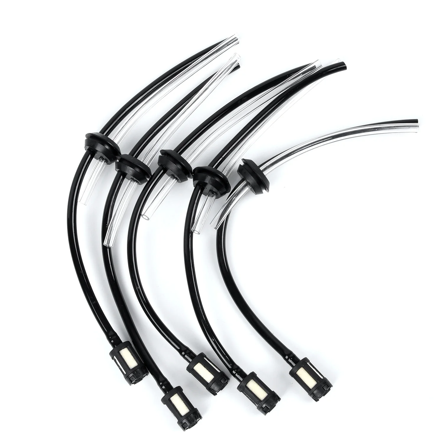 

5Pcs Fuel Hose Pipe Kit With Fuel Filter For 4 Stroke Trimmer Brushcutter Lawnmower Replacement Tool Garden Supplies