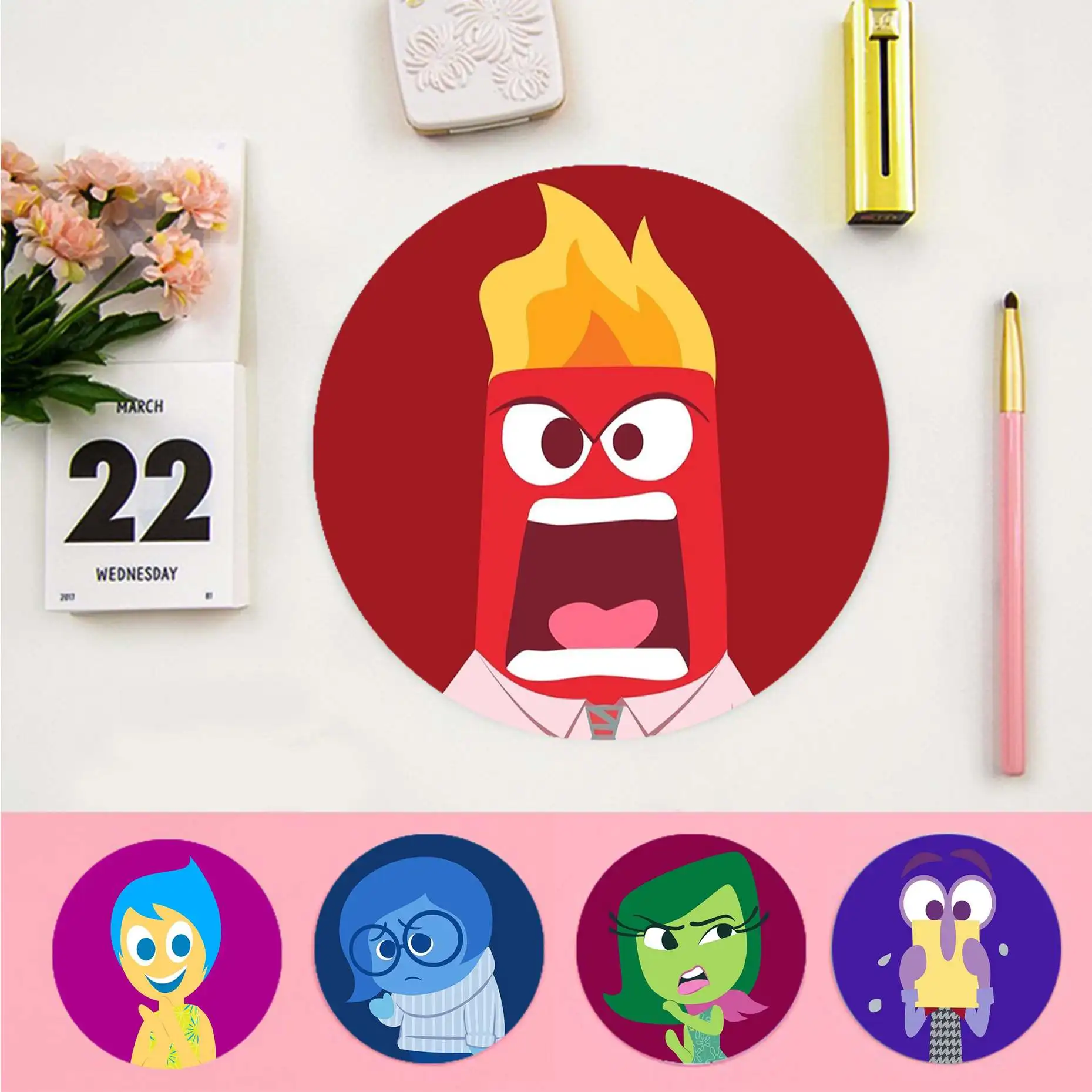 

My Favorite Disney Inside Out Joy Sadness Anger Fear Keyboard Gaming MousePads gaming Mousepad Rug For PC Laptop Notebook