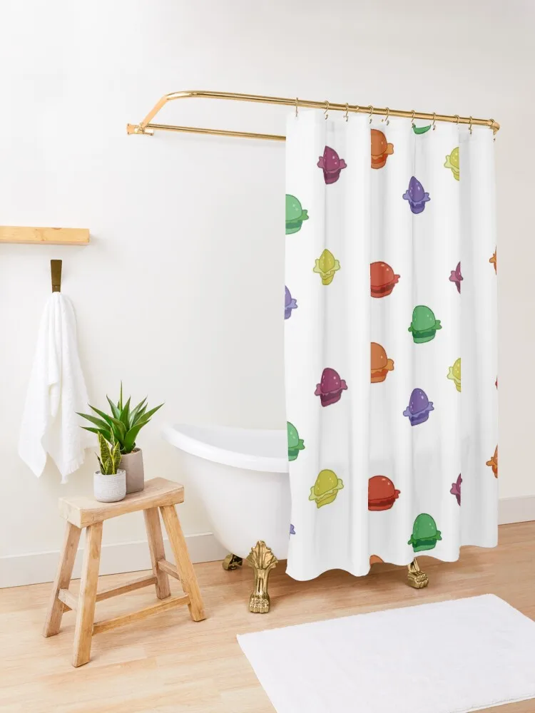 Красивый набор наклеек для бургеру занавеска душа в ванной водонепроницаемая