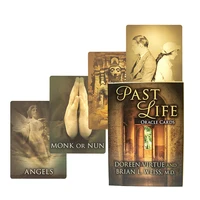 past life oracle cards tarot cards for beginners with guidebook relationship board game guidance divination leisure table game