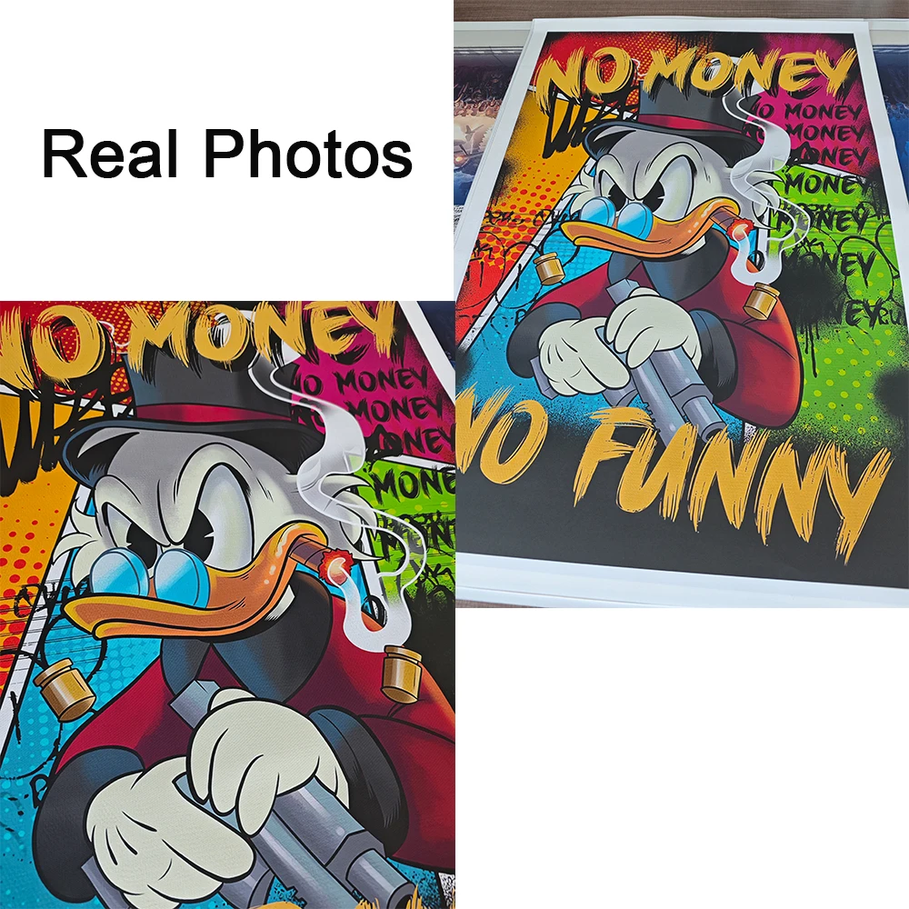 MINISO Постер &quotСкрудж Макдук художественный успех&quot на холсте