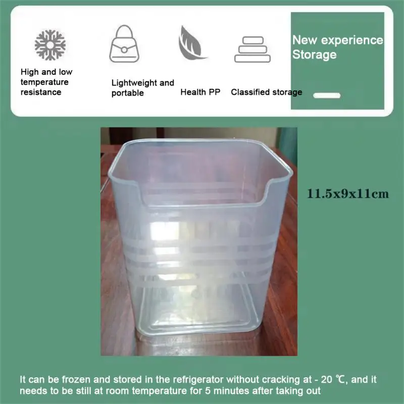 

Боковая дверь холодильника, корзина для хранения, Полупрозрачный контейнер для хранения продуктов, овощей и фруктов, многофункциональный, высокое качество 2023